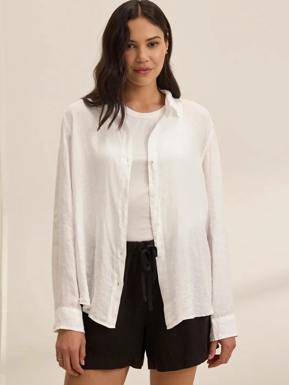 Velvet (XL) by Graham & Spencer X Cleo Wade Sisi Linen Button-Up Shirt NWT